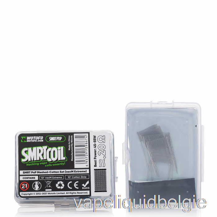 Vape België Wotofo Smrt Katoenen Set [katoenen Set] Nexmesh Extreme